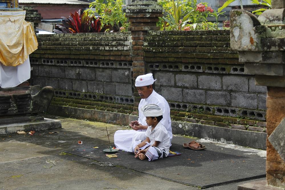 La prière Balinaise