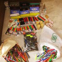 Fournitures scolaires reçues