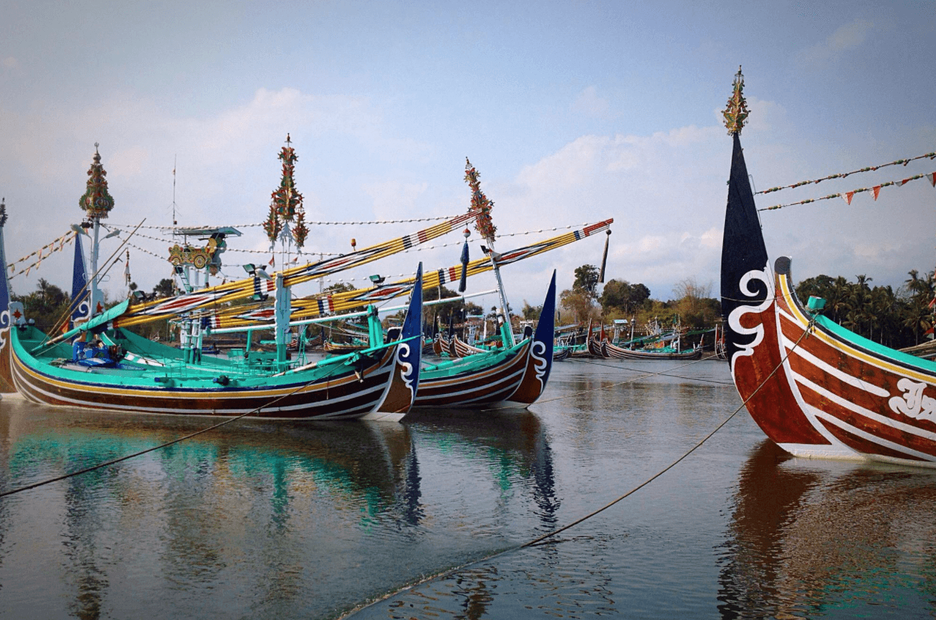 Bateaux de pêche de Perancak