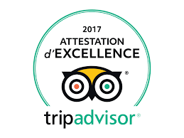 attestation d'excellence tripadvisor