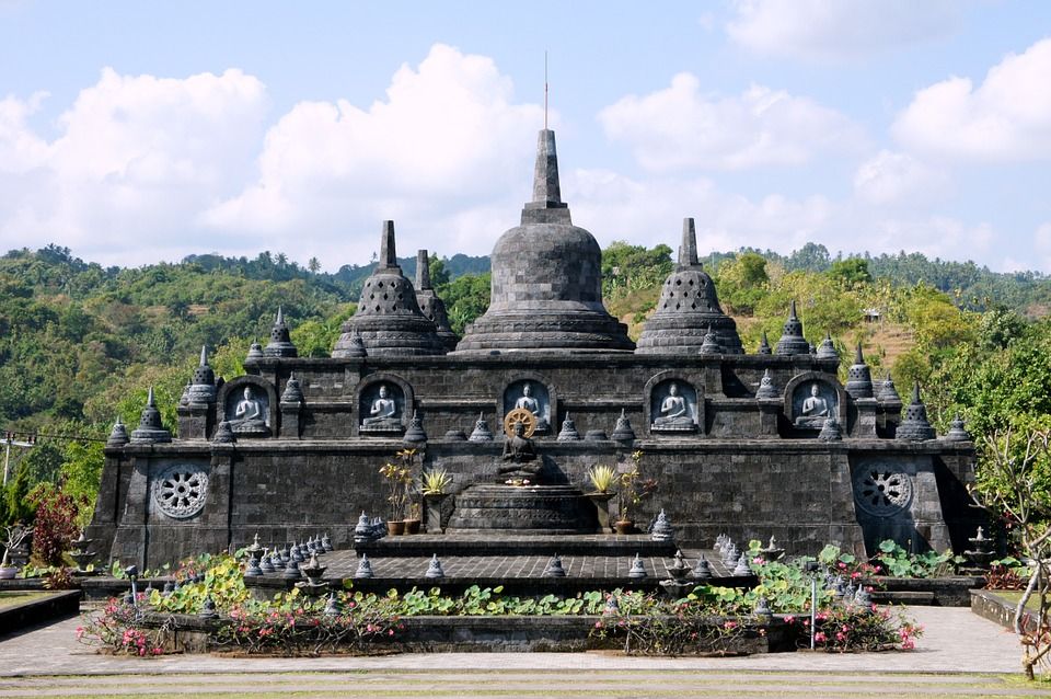 Temple bouddhiste à Bali