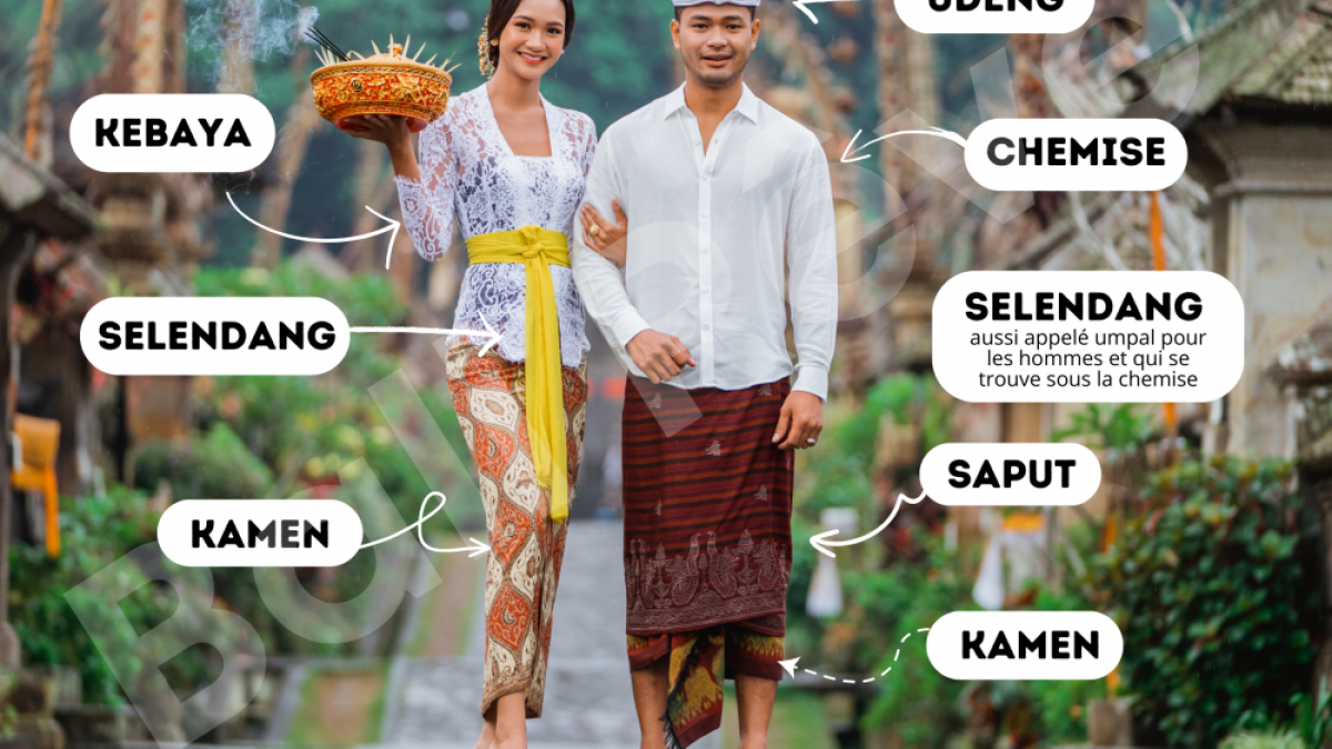 La tenue traditionnelle des Balinais